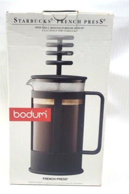 Starbuck s French Press by Bodum Switzerland Exclusively for Starbucks 4 Cups