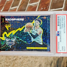 LaMelo Ball - ROOKIE - 2020 Panini Flux - Exosphere - CASE HIT SSP - PSA 9