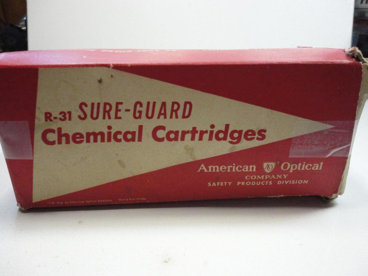 R2000 Box New Box of 5 American Optical Respirator Cartridges R2000 Respirator ...