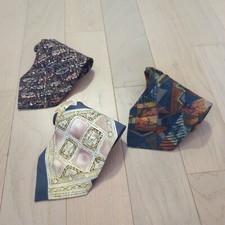 Lot of 3 Lorendi Capri Silk Ties Vintage 90s Multicolor Made in Italy Retro