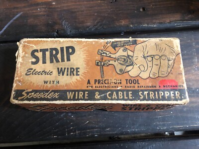Vintage Speedex Wire & Cable Strippers w/ Original Box 766-1