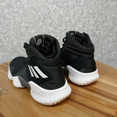 Adidas Pro Bounce Sneaker Mens 6.5 Black White Basketball Shoe