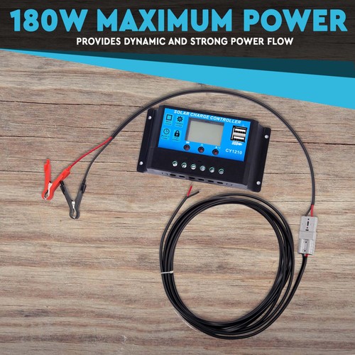 NEW 12V 180W FOLDING SOLAR PANEL KIT MONO FOR CARAVAN BOAT CAMPING POWER BATTERY - Picture 8 of 10