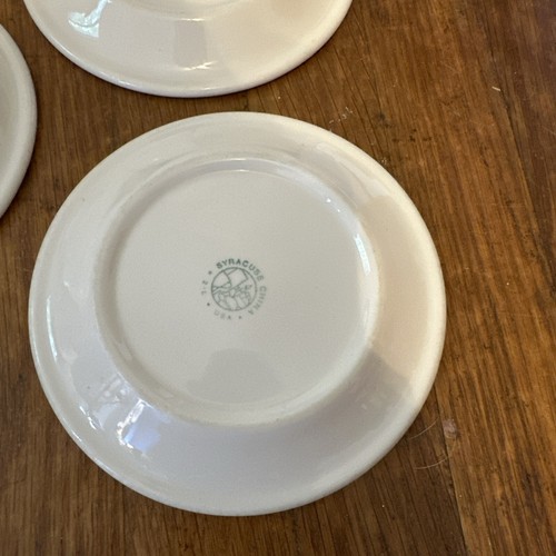 Vintage Menge 3 Syrakus China 5" Teller Salat/Dessert 2 L 101 I Restaurant - Bild 3 von 5