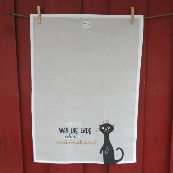 Paño de cocina Happy Life qué sería de la tierra sin machos suricata Newstalgie