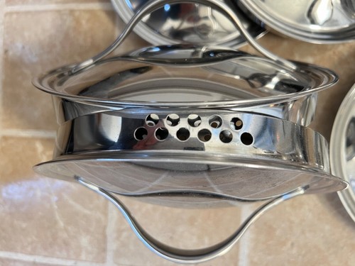 High Quality Chef Replacement pot saucepan Lid with Strainer Sides 7.5" pan - Picture 3 of 5