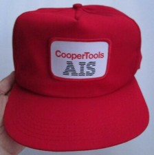 COOPERTOOLS AIS COOPER TOOLS SNAPBACK TRUCKER CAP HAT, RED, OSFA, MADE IN USA