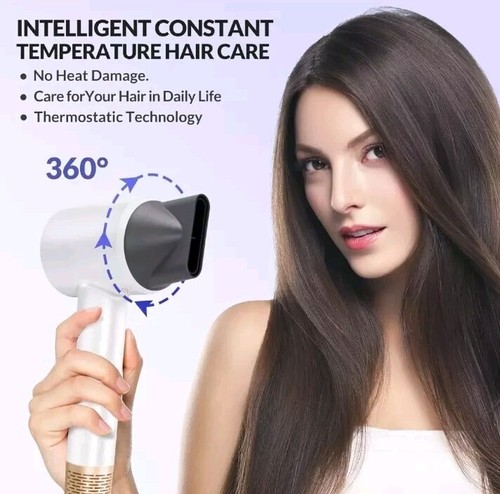 Chignon High Speed Hair Dryer, Ionic Hair Dryer 110,000 RPM Brushless 4 SETTINGS - Picture 11 of 11