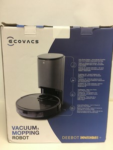 ECOVACS Robotics - DEEBOT OZMO T8+ Robot Vacuum &amp; Mop - Gray