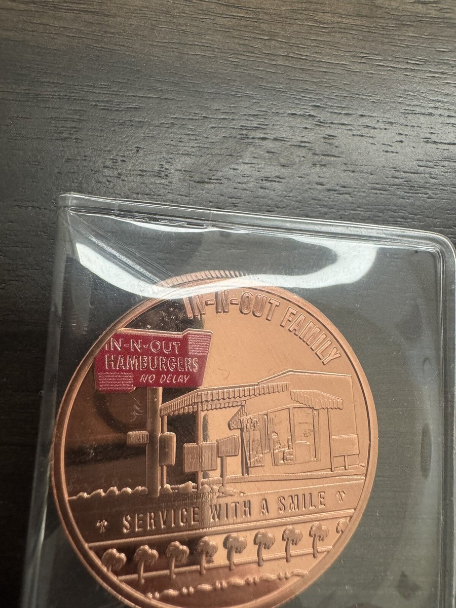 【激レア品！】In-N-Out Burger キッチンキャニスター IN-N-OUT Burger RARE 400th Store Anniversary Burger Coin