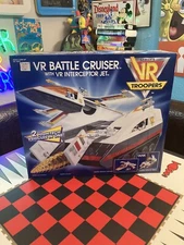 Vintage Saban's VR Troopers VR BATTLE CRUISER w/ Interceptor Jet Kenner 1994 MIB