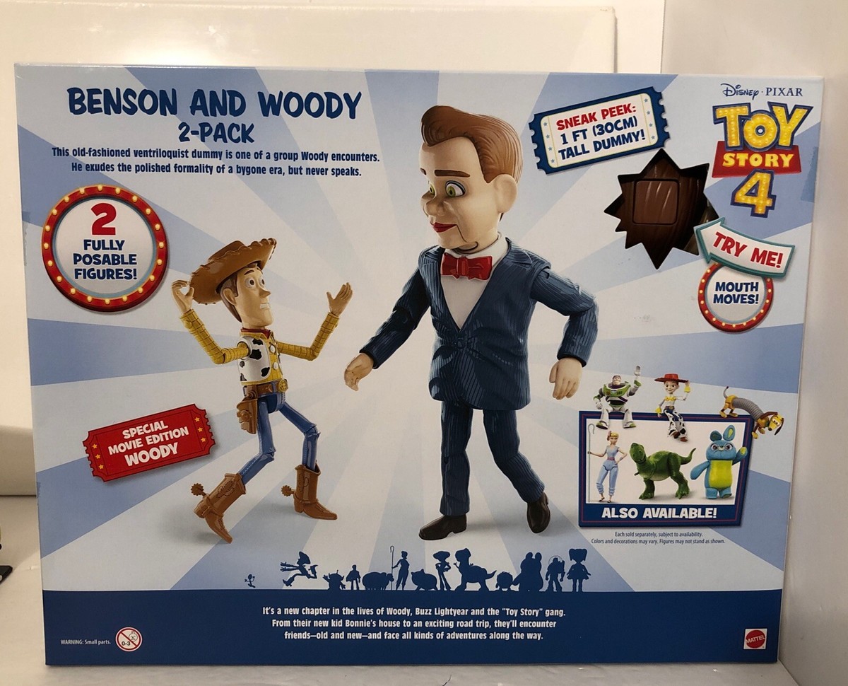 Toy Story 4 Benson and Woody 2-Pack Action Figure Mattel