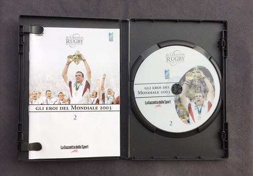 Dvd Il Grande Rugby n.2 GLI EROI DEL MONDIALE 2003 La Gazzetta dello Sport - Picture 2 of 2