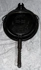 Vintage GRISWOLD No. 8 Waffle Iron - No. 151 Paddles w/No. 152 Low Base