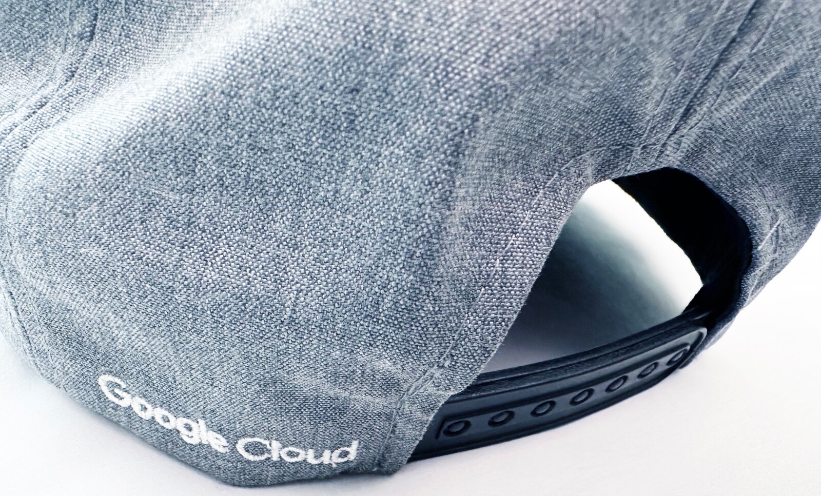 Google Cloud Patch Snapback Hat Cap Gray and Blac… - image 2