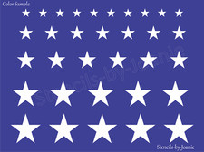 Star STENCIL Multiple Sizes Flag Patriotic Americana Border Template Art Joanie