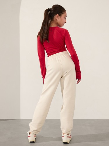 Athleta GIRL All Day Jogger Sweatpant XL/14 Bone #416299 - Picture 2 of 10