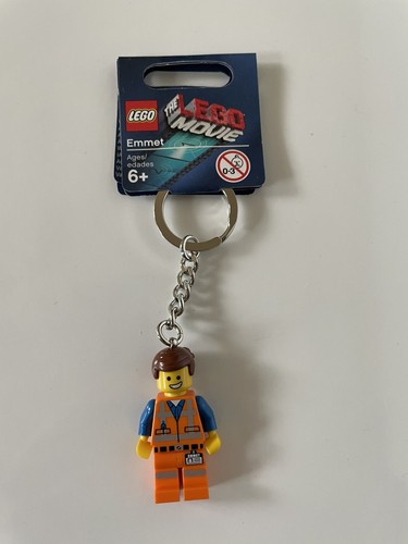 Lego Movie Emmet Minifigure Keychain