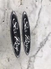 02 Sea Ray Sundancer 260 Boat name plate tag emblems 