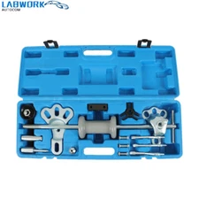 17 Slide Hammer Dent Puller Tool Kit include Wrench Adapter Axle Bearing Hub