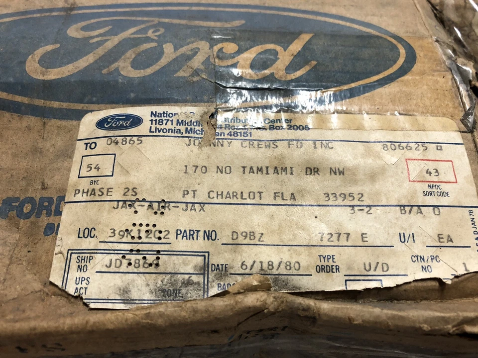 FORD GRANADA 1979 1980 4 VELOCIDADES PALANCA DE CAMBIOS BOTA ESS MONARCH MERCURY 75 76 77 78 NUEVO DE STOCK Foto 4 de 4