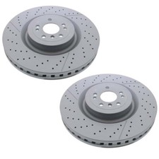 For MB W166 W292 Pair Set of Front Vented Cro...