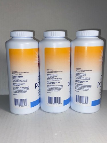 (Lot of 3) Arm & Hammer Talc-Free FOOT Powder Odor Control 5oz ea. ---G - Picture 8 of 10