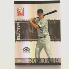 Garrett Atkins 2003 Donruss Elite serial #0468 of 1750 card #190 Rookie card. rookie card picture