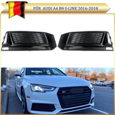 Für Audi A4 8W B9 mit S-Line Nebelscheinwerfer Gitter Waben Lüftungsgitter 16-18