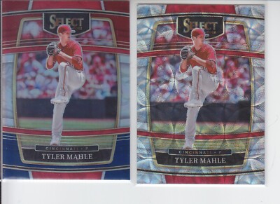 2 - 2022 Select TYLER MAHLE RC Tri Color Red Blue + Silver Scope Reds #81