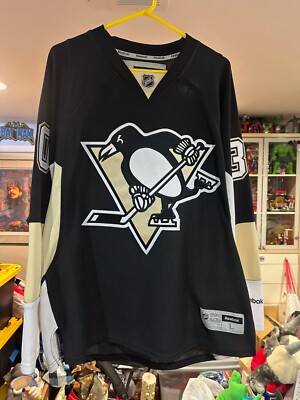 Reebok Premier NHL  Andy Murray  Pittsburgh Penguins Home  Jersey  Black  Size L