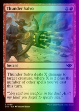 MTG Thunder Salvo (150/441) Outlaws of Thunder Junction LP FOIL