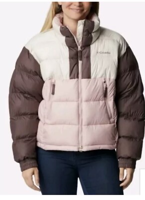 Columbia Pike Lake II Cropped Omni-Heat Puffer Jacket Women s Plus Size-1X New