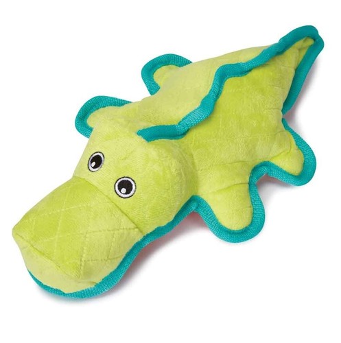 Hundespielzeug Tuff Alligator langlebig dreilagig gesteppter Stoff groß 15 Zoll - Bild 16 von 38