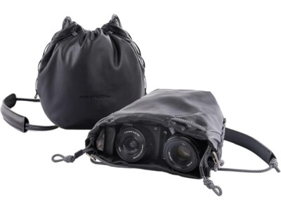 NEW PGYTECH OneGo Drawstring Camera Bag - Midnight Black, Shoulder Strap