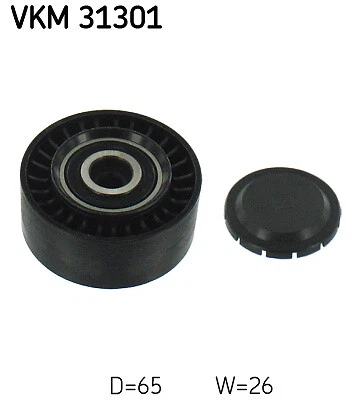 UMLENK-/FÜHRUNGSROLLE, KEILRIPPENRIEMEN FÜR AUDI A4 A5 A6 A8 SKF VKM 31301 - Bild 1 von 4