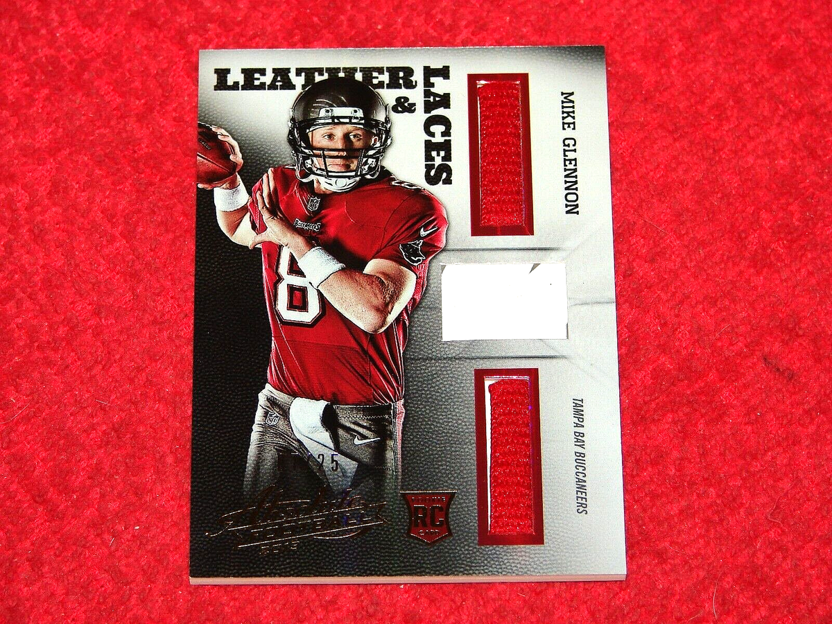MIKE GLENNON BUCCANEERS 2013 ABSOLUTE LEATHER AND LACES SHOES 07