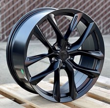 21x9 21x10 Wheels Set For Tesla Model S X Staggered Black 21 5x120 Rims Set 4