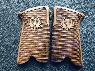Ruger P85, P89, P90 & P91 Turkish Walnut Wood Grips. Handmade