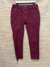 5.11 Tactical Pants Women's 14 Dark Red Defender Flex Slim Mid Rise Skinny