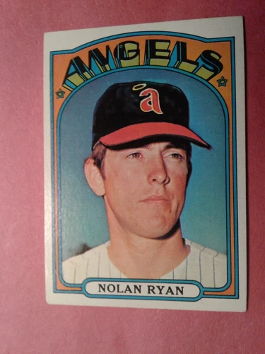 1972 Topps Nolan Ryan California Angels card number 595
