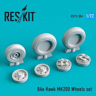 ResKit RS72-0304 Scale 1:72 BAe Hawk MK200 Resin Wheel Upgrade set for Aviation