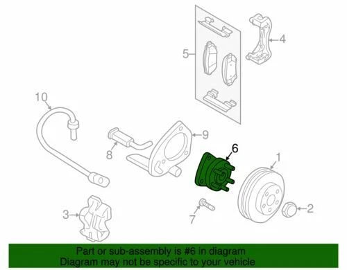 正品通用 2006 - 2008 雪佛兰别克 Terraza 上轮轮毂轴承 25999685 — 第 2/2 张图片