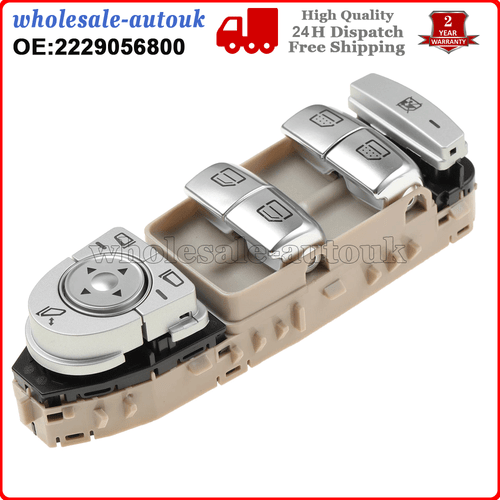 Driver Window Switch For Mercedes W205 S205 X253 /C253 A2059056811 A2229056800 - Picture 11 of 12
