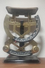 Ancien Pèse Lettre Double Mesure en Laiton. Parfait état de fonctionnement 