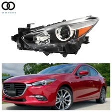 Headlight Assembly Headlamp For 2017-2018 Mazda 3 Left Driver Side LH