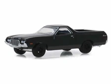 1972 Ford Ranchero "Black Bandit" Series 22 1/64 Diecast - Greenlight - 28010B