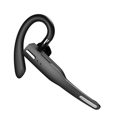 Bluetooth Earphone Wireless Computer Earbud Headset Driver Trucker Phone Call
