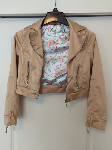 Guess Youth Size L (14) Crop Jacket Gold. - Picture 8 of 10