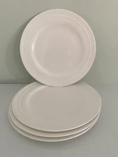 NEW Mikasa Ciara Set of 4 Dinner Plates 11" Bone China White MIKASA Plate New